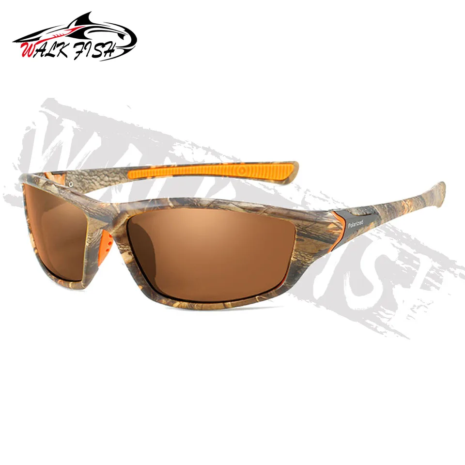 WALK FISH-gafas polarizadas de pesca para hombre, lentes de sol Unisex para deportes al aire libre, correr, senderismo, conducir, UV400 - imagen 3