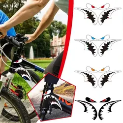Pegatinas reflectantes MTB resistentes al agua – Diseño cabeza de tiburón