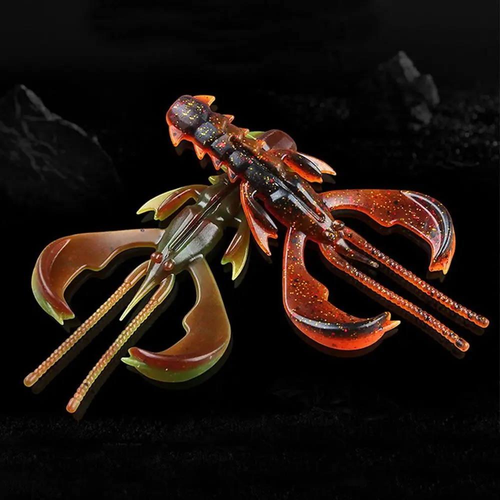 20 unids/caja Wobbler 4cm 0,9g cebos blandos flotantes UV señuelo de pesca activo suave TPR Horizontal hundimiento lento señuelo pesca de pulpo - imagen 2