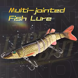 WEIHE 1 Uds tipo pez multisección 13cm21g lanzamiento lejano Luya cebo duro cebo falso