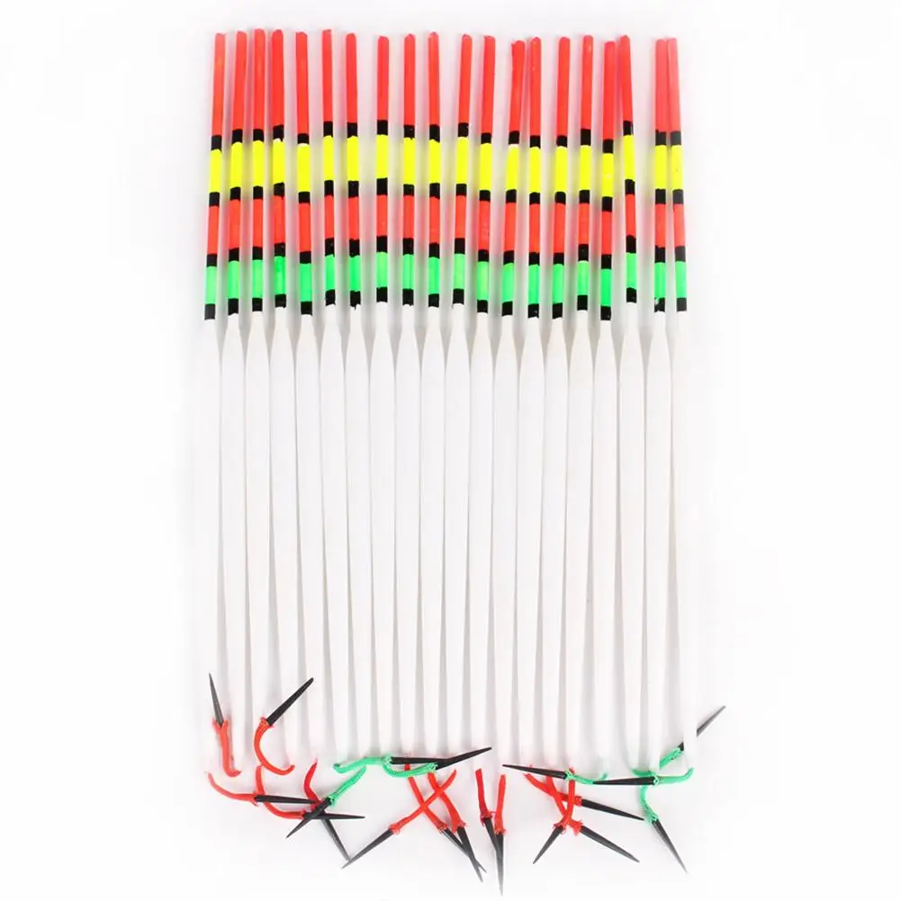 Flotadores de pesca de plástico, suministros de pesca, equipo de pesca Simple, depósito de viento, calamar y trucha, 5 unidades por juego - imagen 2