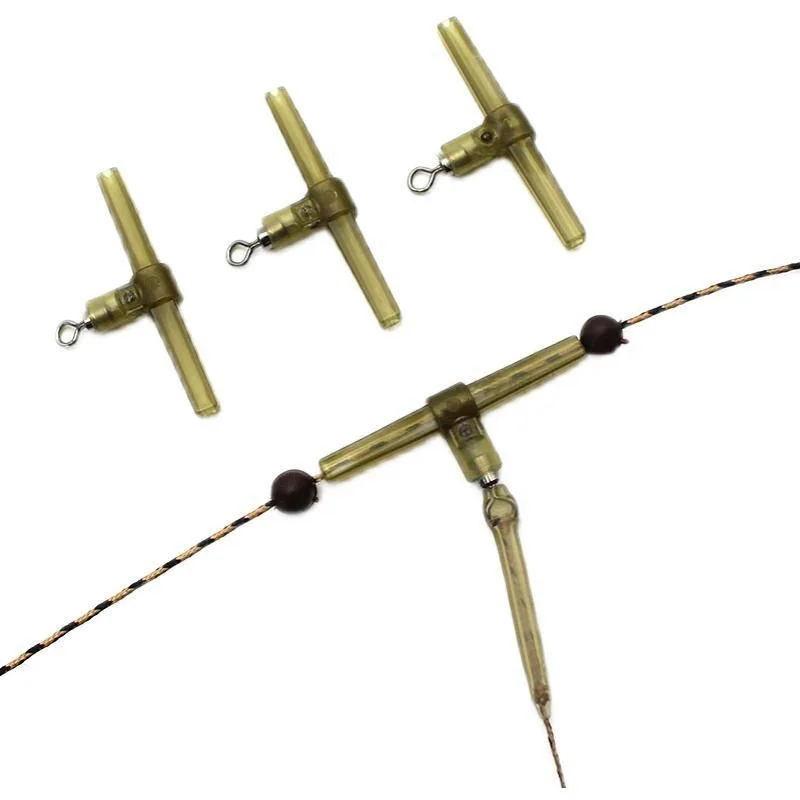 500Pcs Carp Fishing Accessories Anti Tangle Sleeves Side Bend Swivel Carp Hook Link Fishing Tackle Accessories Equipment Pesca - imagen 2