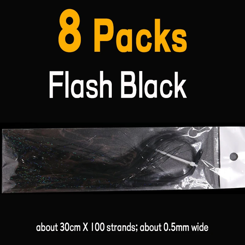8 bags flash black