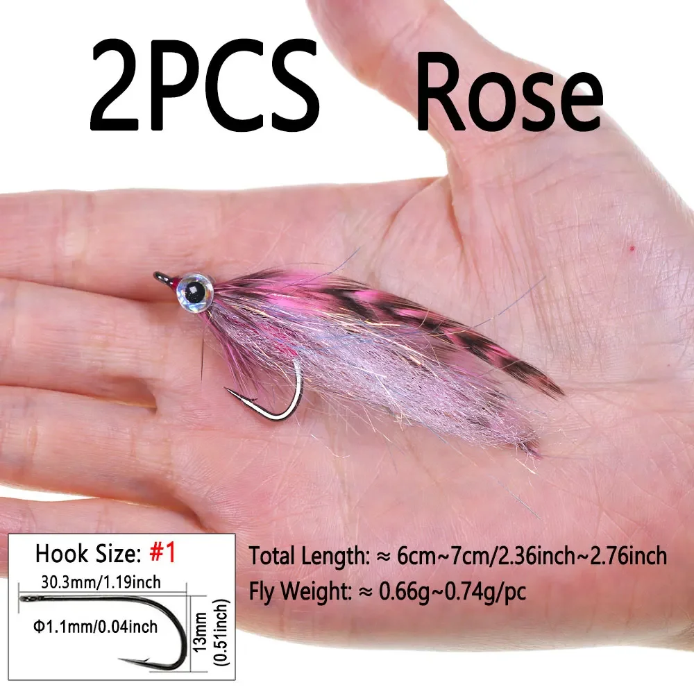 2pcs Rose