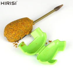 Hirisi-Molde alimentador de cambio rápido para pesca de carpa, herramienta de cebo, moldes de liberación rápida, accesorios de pesca, 2 uds.