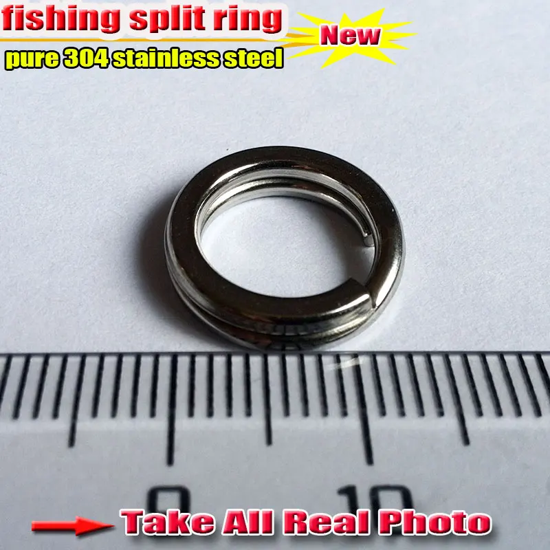 ¡Anillos divididos de pesca 2024HOT 4,5 MM-17,2 MM accesorios de pesca cantidad: 100 unids/lote acero inoxidable 304 de alta calidad elija el tamaño! !