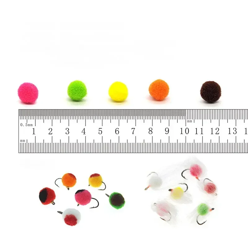 Materiales montaje moscas: Pupa, Midge, Hook Fuzz y huevo insecto - imagen 4