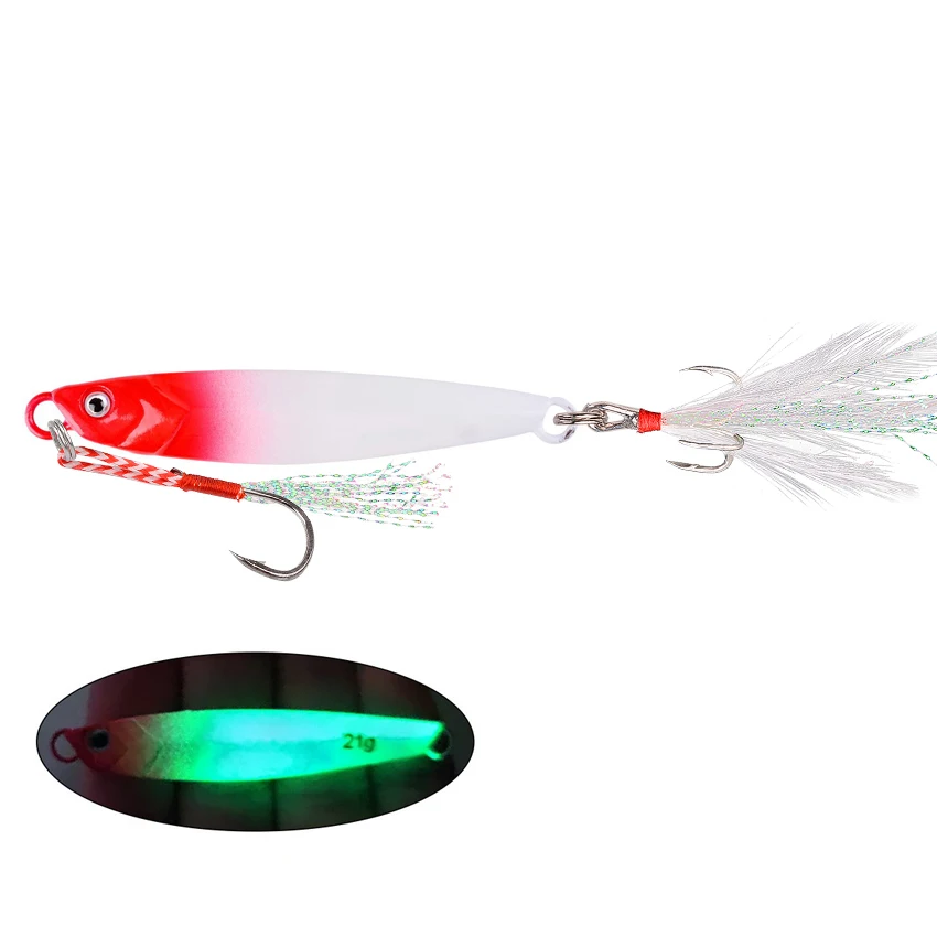 Cuchara de Plantilla Jig – Metal fundido hundido para lubina - imagen 5