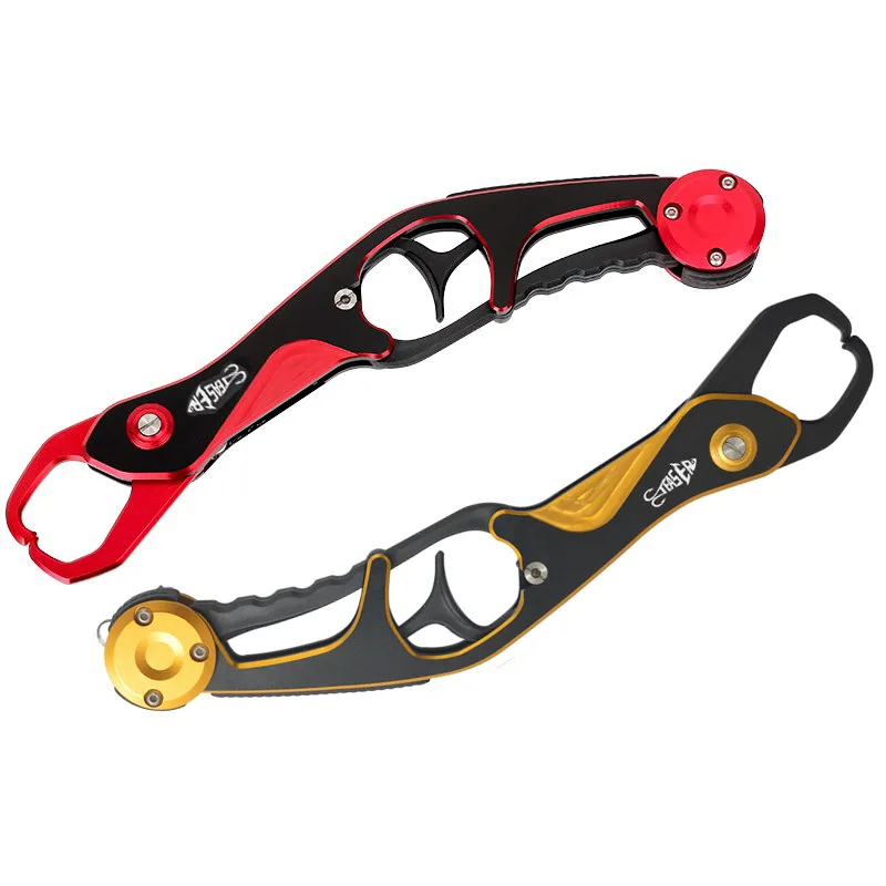 Pinzas de pesca plegables de aleación de aluminio, nuevo agarre, agarre de labio, controlador de extracción de anzuelos, herramientas de aparejos de pesca - imagen 2