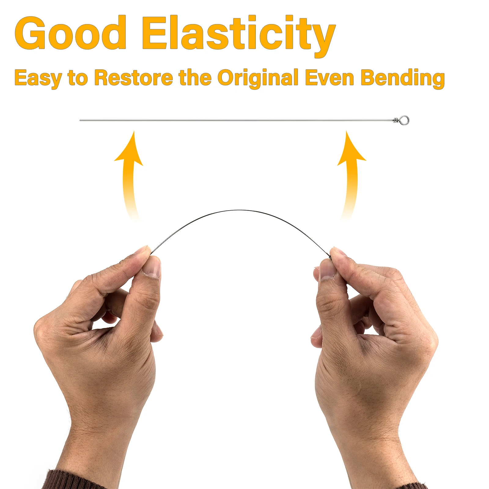 30/100 Uds Tokyo Rig Spinner señuelo que hace eje para señuelo de pesca Spinner Rig alambre en bucle Spinnerbait de agua dulce trucha lubina - imagen 3