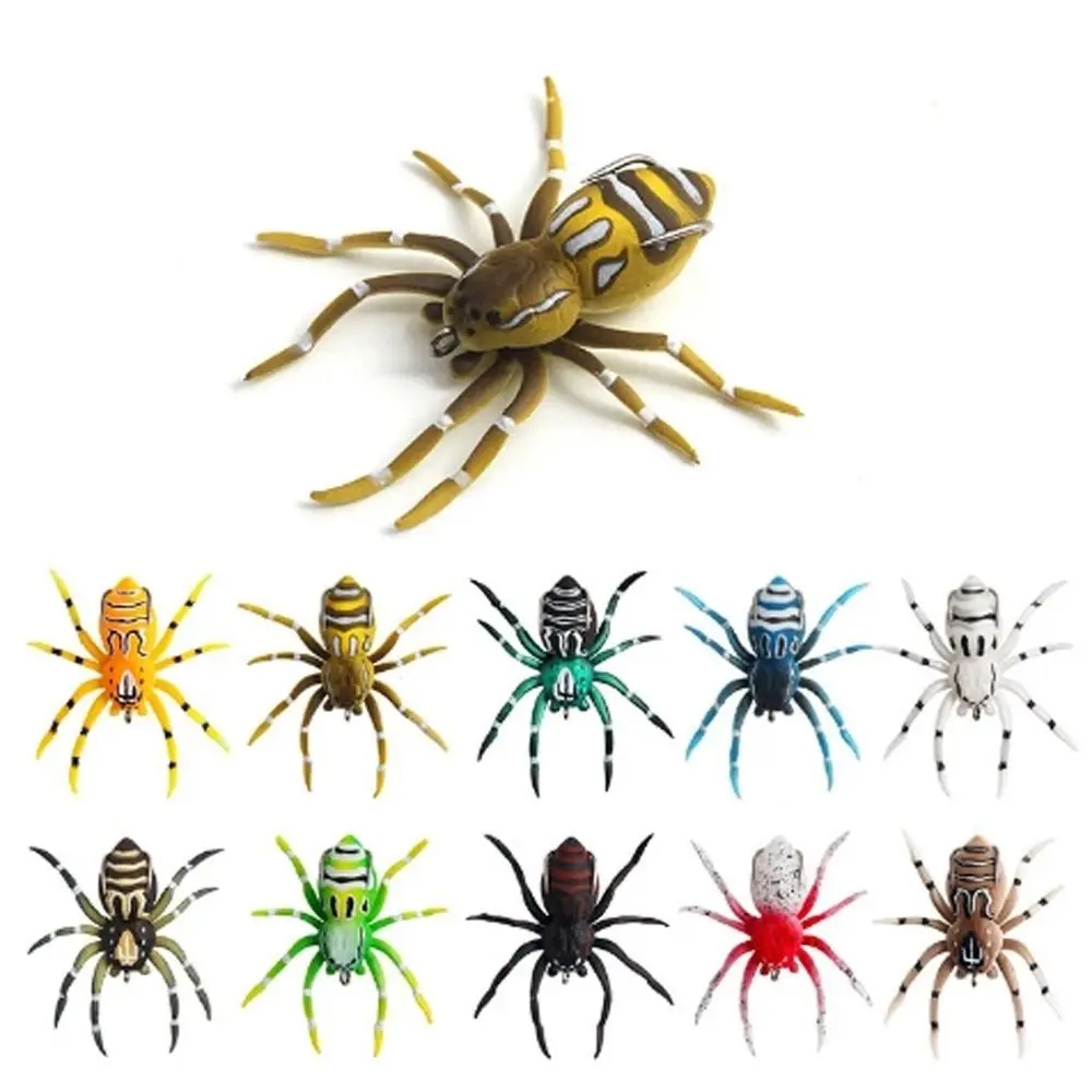 Cebo blando de araña flotante, señuelo biónico Artificial de manivela, simulación biomimética, señuelo de pesca con mosca, 4,7 cm, 6g - imagen 2