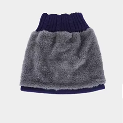 Bufanda gruesa de esquí para motocicleta, cubierta cálida para el cuello, bufanda de Otoño Invierno, redecilla, capucha, tubo, bufandas tejidas de lana, calentador térmico para el cuello