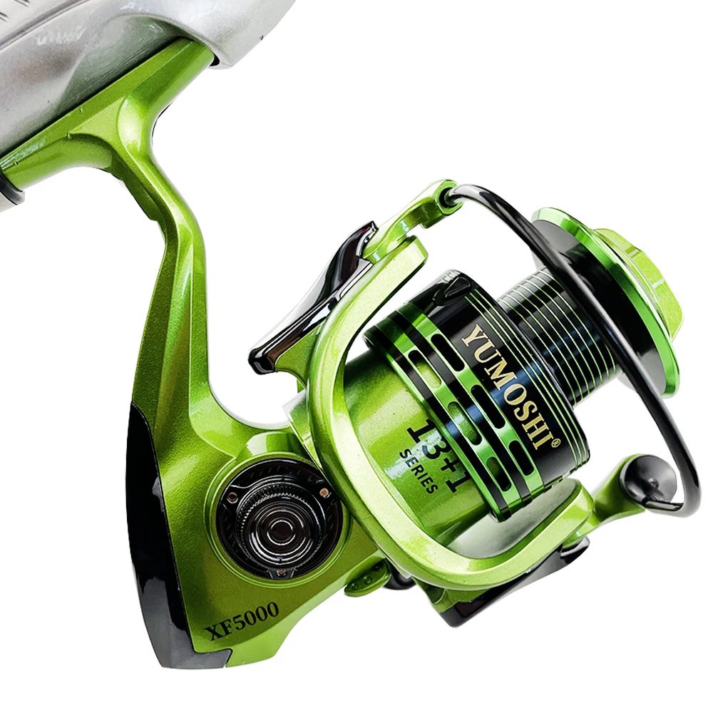 Carrete de pesca de Metal, señuelo falso con rueda giratoria 5,5: 1/4, 7:1, 1000, 2000, 3000, 4000, 5000, 6000, 7000 - imagen 5