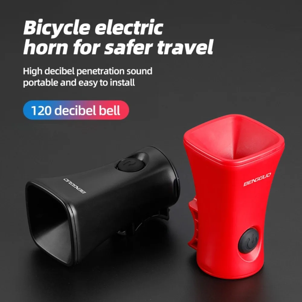 Bocina electrónica impermeable para bicicleta eléctrica, timbre cuadrado para bicicleta de carretera, sonido de advertencia fuerte - imagen 3