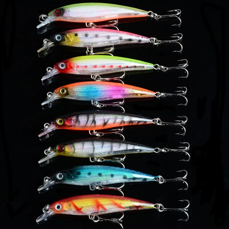 Cebo de pesca MINNOW 43 piezas, señuelos de Pesca rockfishing, Crankbait Popper - imagen 3