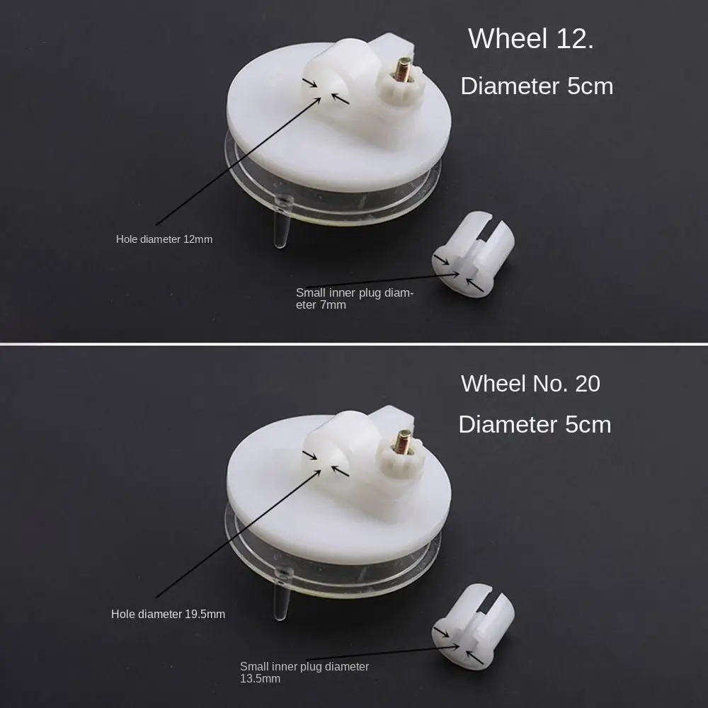 Accesorios para herramientas de pesca, carrete de rueda de pesca en hielo de 6 tamaños, Mini carrete de pesca con mango suave, carretes de fundición de cebo de Metal para frenado - imagen 5