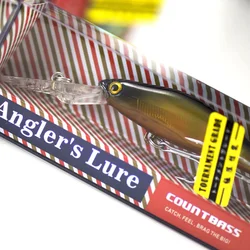 Countbass hundimiento Minnow 65 mm, 7,3 g Señuelos de pesca duros para lubina de agua dulce, truta