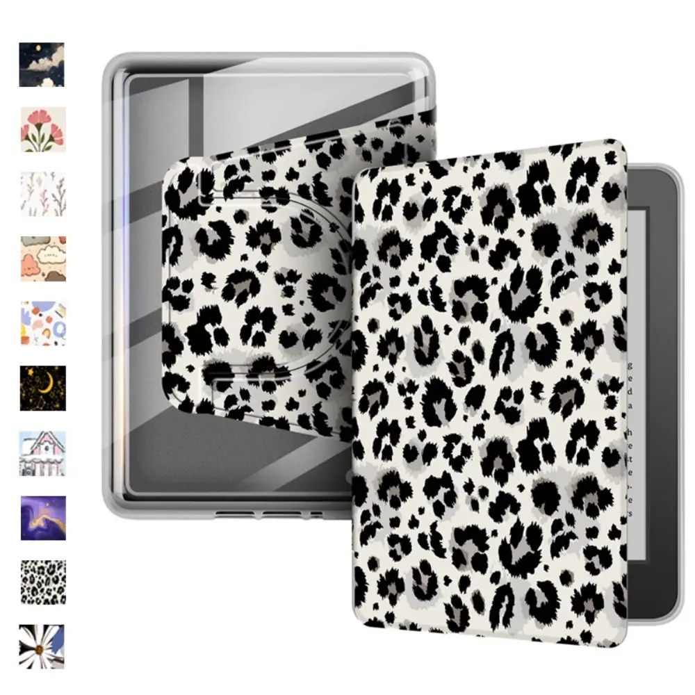 Funda para lector electrónico Auto Wake/Sleep, cubierta con soporte desmontable ajustable, rotación de 360 para Kindle Paperwhite 5 (11a generación 2021), 6,8 pulgadas