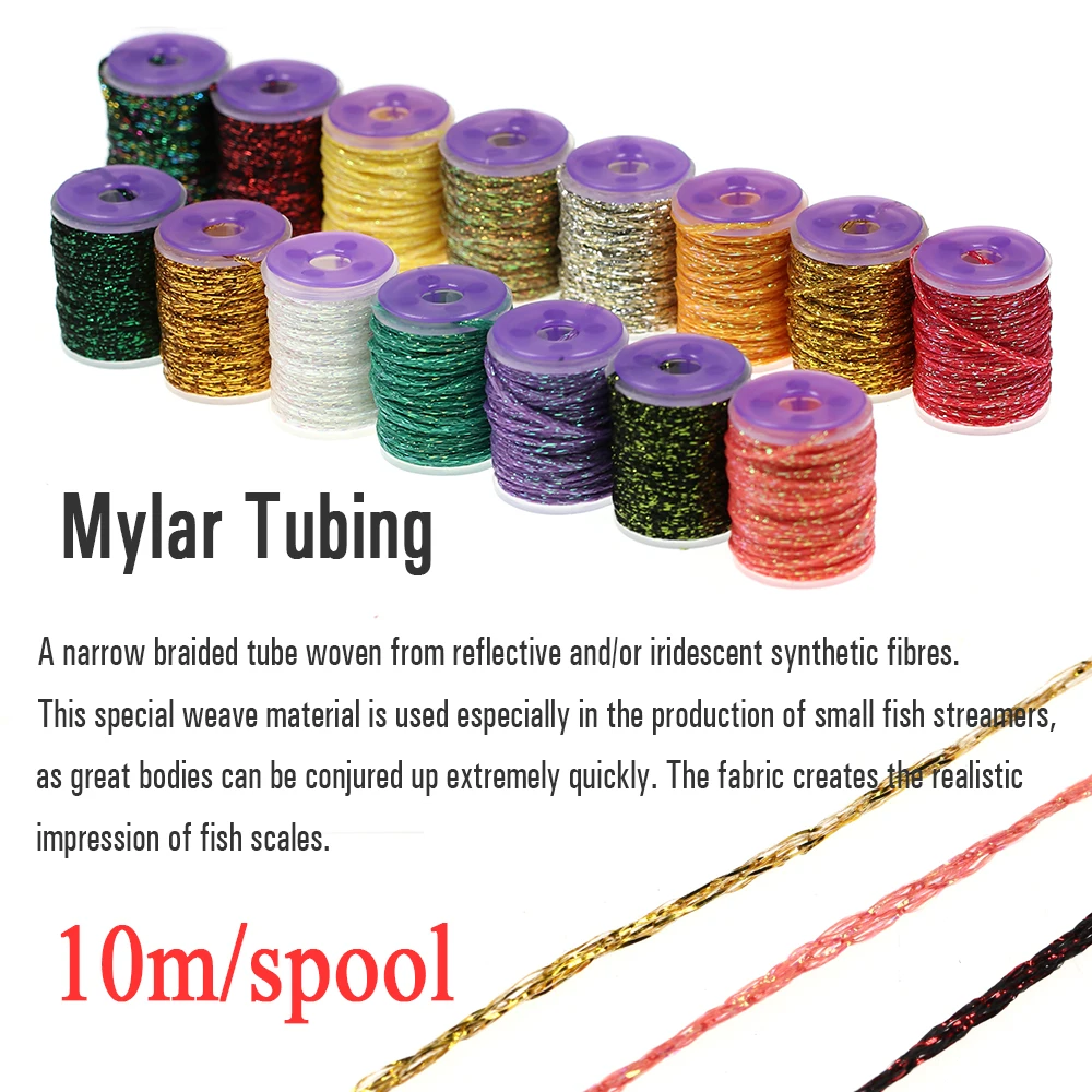 Tubo Mylar Un material de tubo trenzado versátil para varias aplicaciones que ofrecen durabilidad y atractivo estético