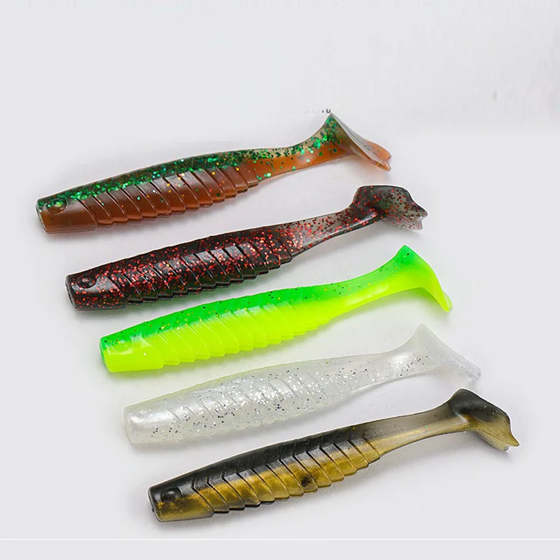 Cebos blandos 55mm 65mm cebos artificiales silicona carpa equipo de pesca señuelos accesorios de pesca Señuelos de pesca - imagen 2