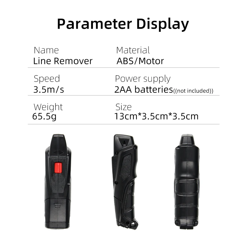 LETOYO-máquina de acabado de sedal de pesca, removedor de línea compacto, limpia y elimina la línea antigua, herramientas de pesca, tira de línea fuera del carrete - imagen 3