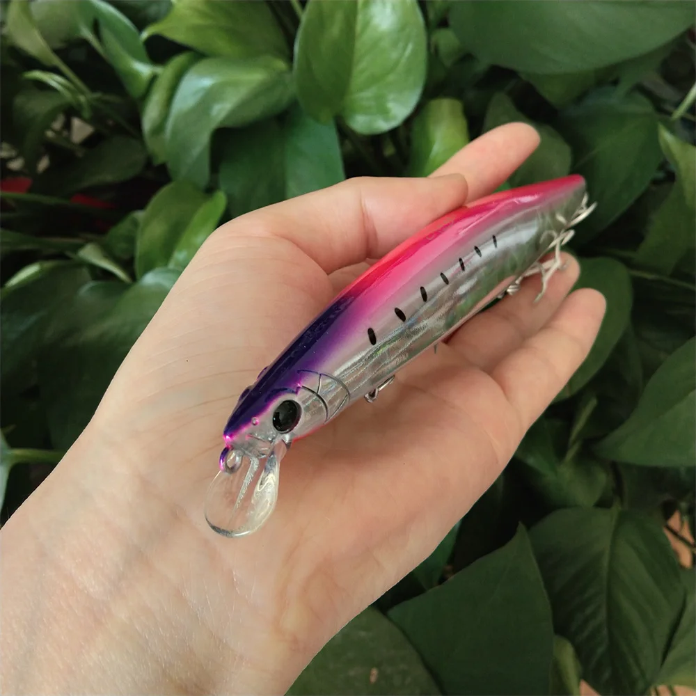 TSURINOYA 4 Uds STINGER 163S lanzamiento Ultra largo hundimiento pececillo de agua salada 163mm 34,2g señuelo de pesca de mar cebos duros grandes artificiales - imagen 3