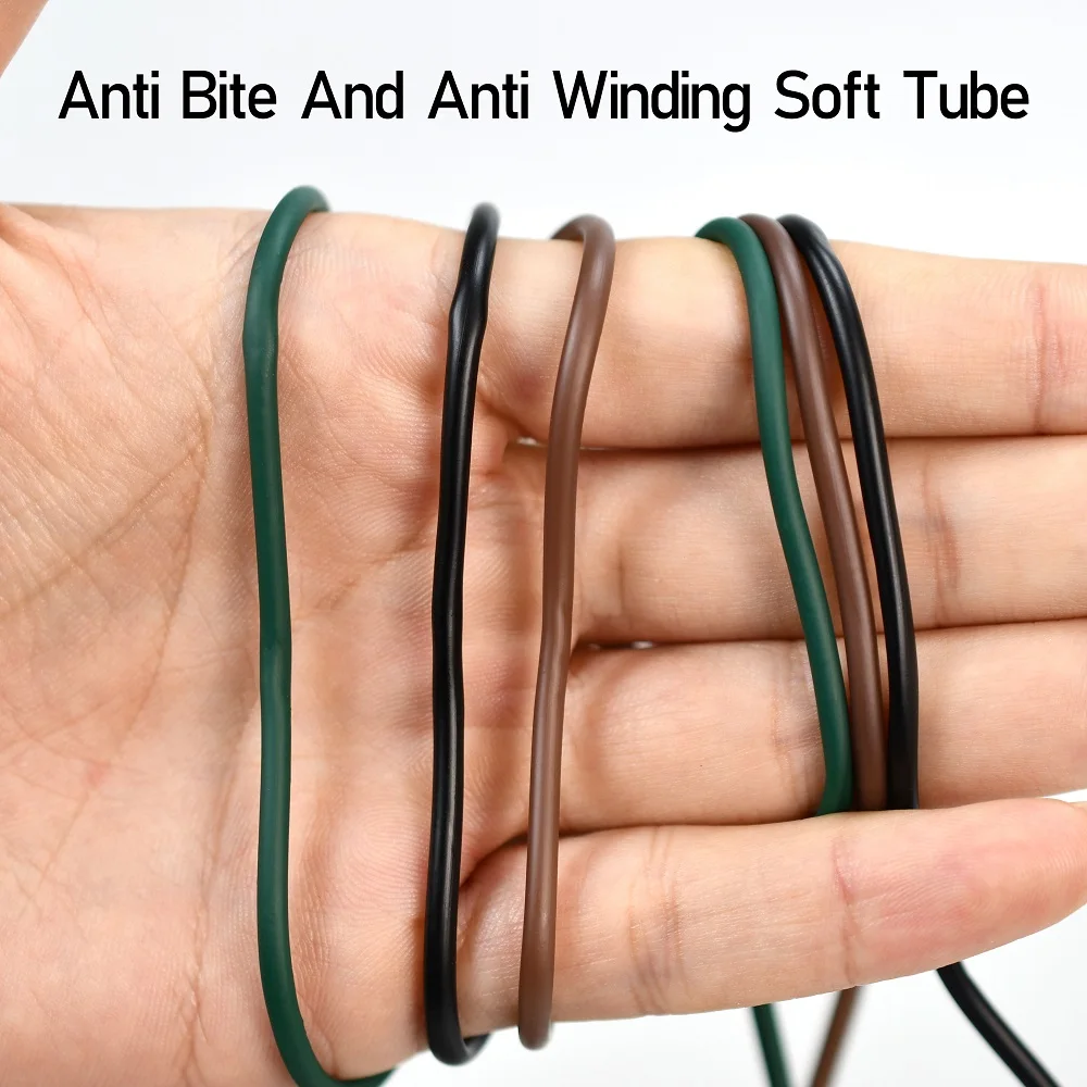 Tubos antienredos MNFT de silicona para pesca de carpa - imagen 5