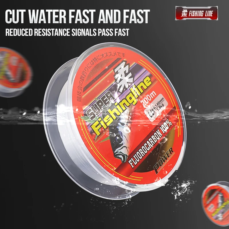 TAIYU-línea de pesca de nailon superfuerte, aparejos de revestimiento de fluorocarbono, monofilamento duradero de 4 a 20 libras, no Lino, 200M - imagen 5