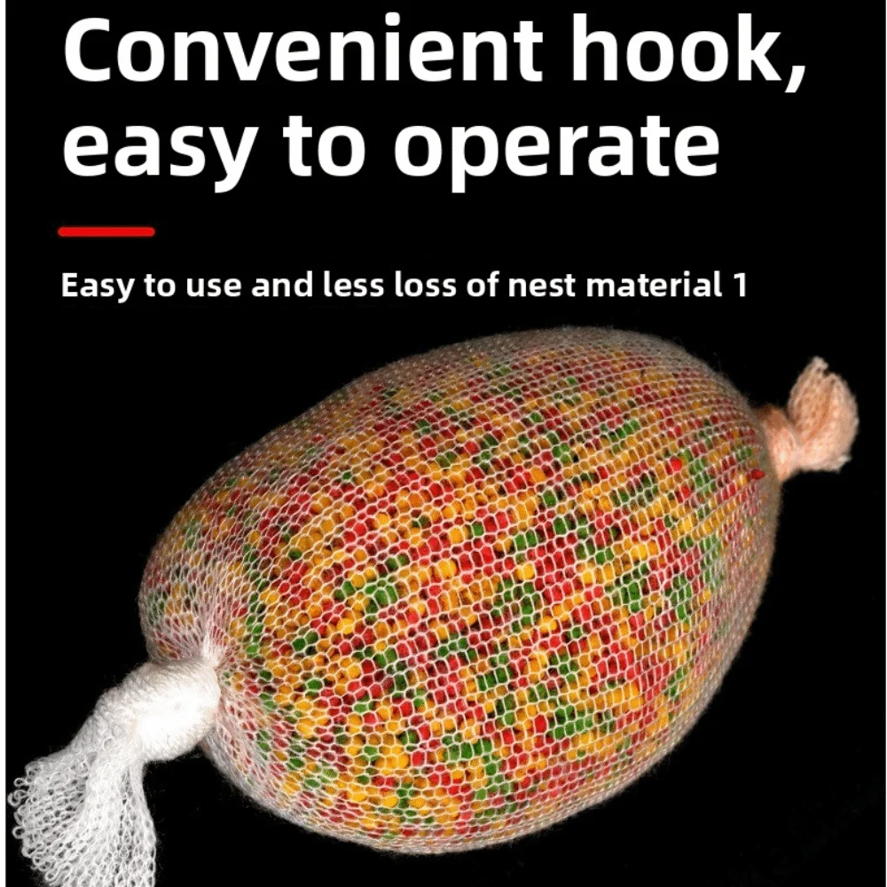 18mm 25mm 37mm 44mm 60mm PVA malla de pesca Soluble en agua 5m de longitud redes de cebo solubles en agua redes de cebo de varios tamaños trampa de pesca - imagen 4