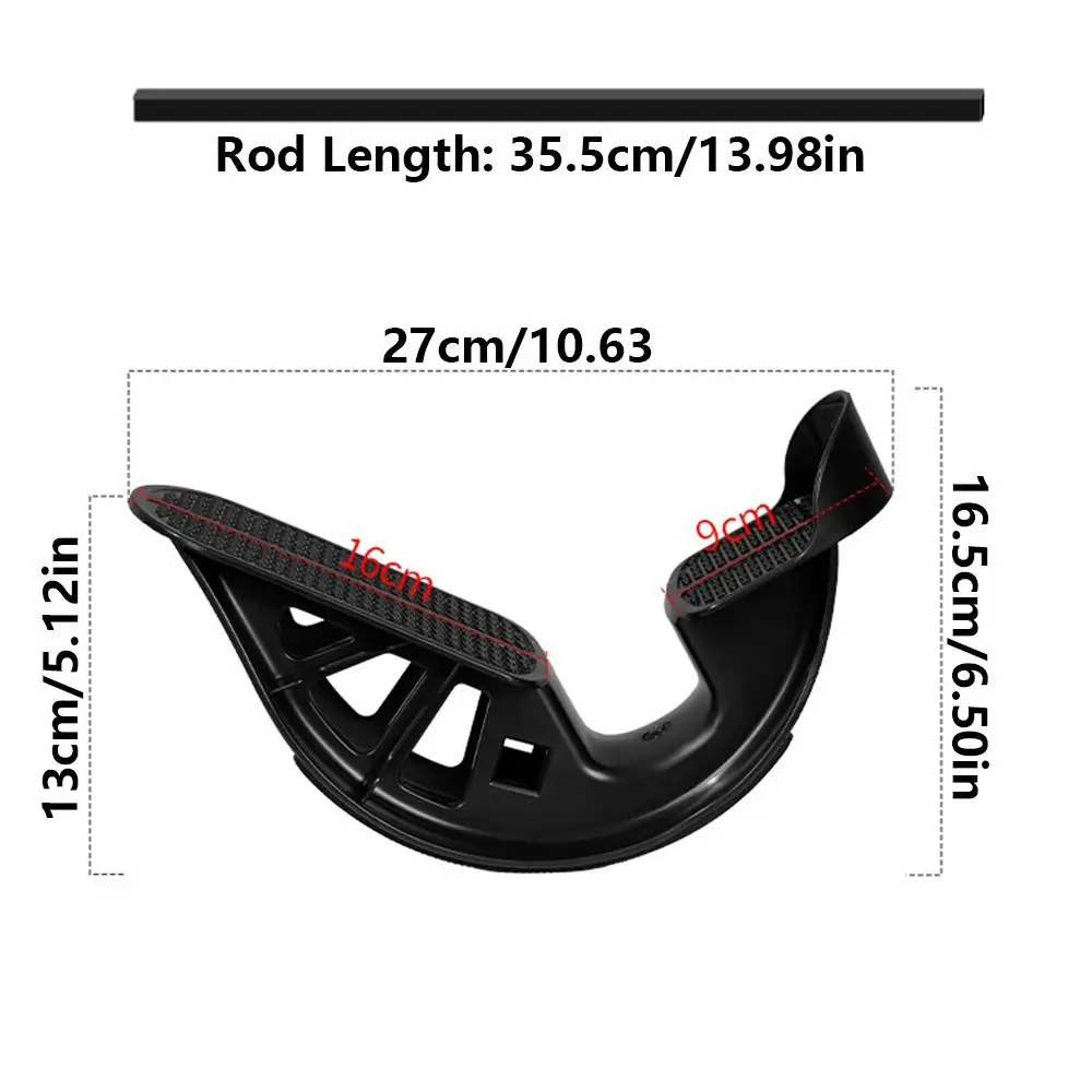 Rueda de estiramiento de pantorrilla portátil, función de masaje, tabla basculante de pie con soporte de carga grande, pantorrillas apretadas y cómodas - imagen 4