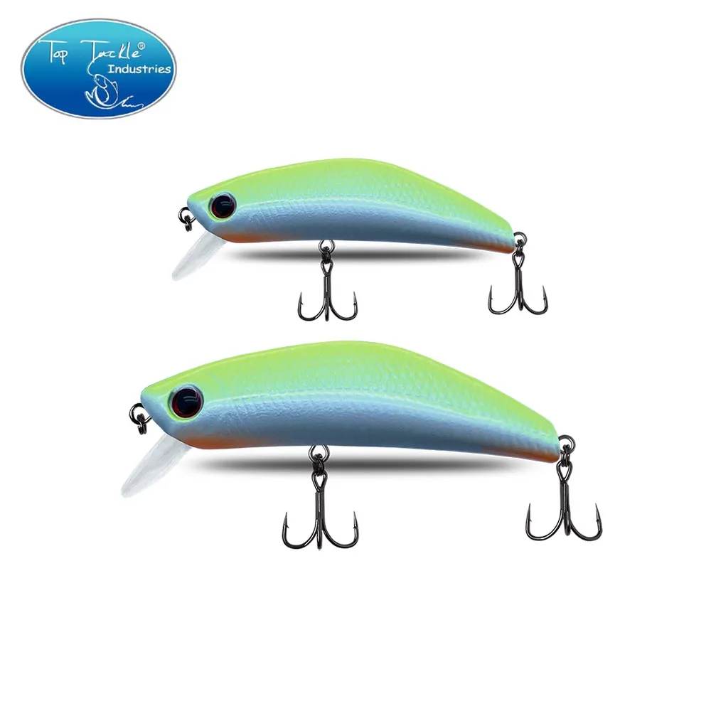 Señuelos de Pesca luminosos con ojos 3D, cebo duro Artificial, Crankbait, Pesca nocturna, 45mm/55mm, 1 unidad - imagen 3