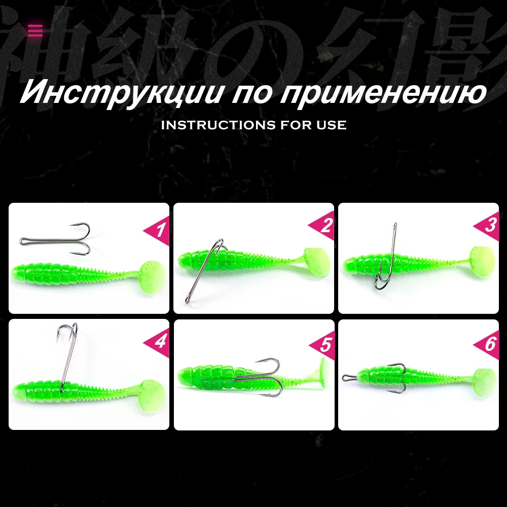 Hunthouse-Gancho Doble para pesca, equipo de pesca largo, Gancho Doble de alta calidad, de acero al carbono - imagen 3