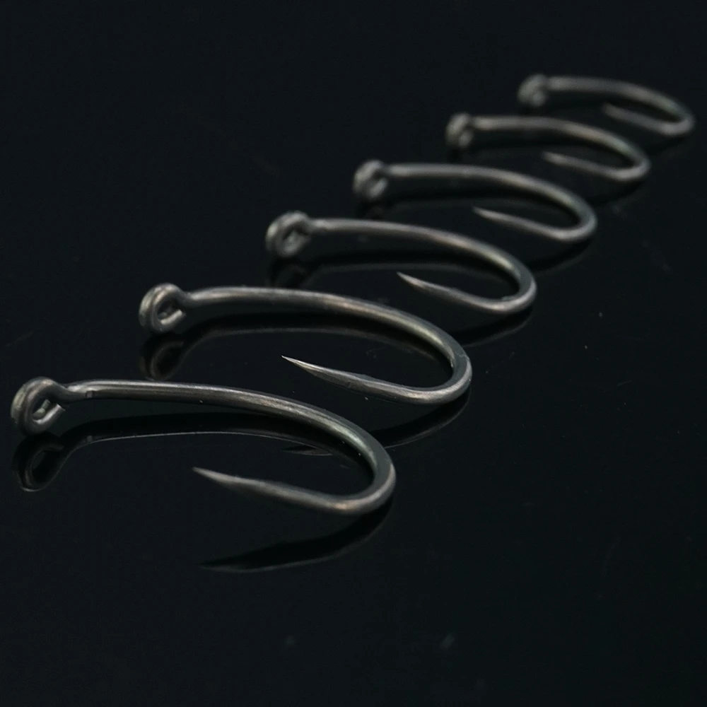 Anzuelo Hirisi 8025 de acero inoxidable con púas y PTFE - imagen 5