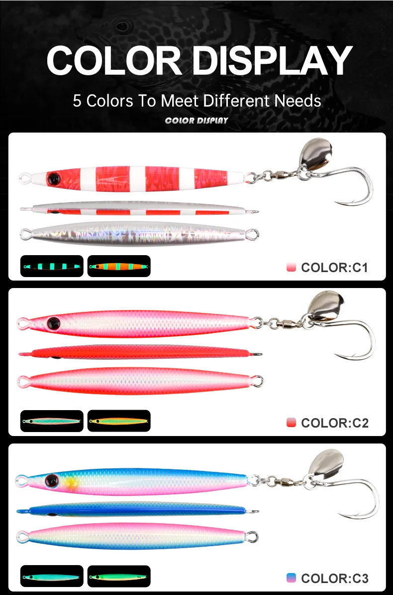 Comparativa de colores disponibles