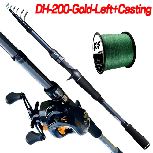 Left-Reel Cast-Rod