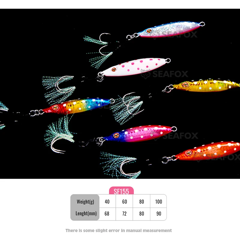 Jig metálico paso lento – Señuelo vertical hundimiento rápido - imagen 4