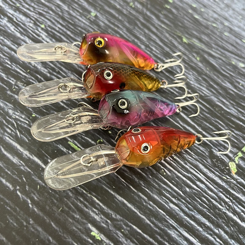 Señuelo de Pesca Crankbait Topwater, 92mm, 11g, Wobbler, cebo duro Artificial, labio largo, ruedas giratorias para buceo profundo, cebo de manivela para Pesca - imagen 2