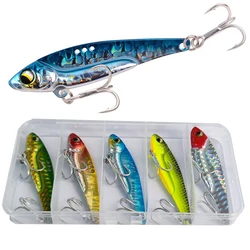Señuelo VIB Spinnerbait hundimiento anzuelo triple para lucio carpa mar