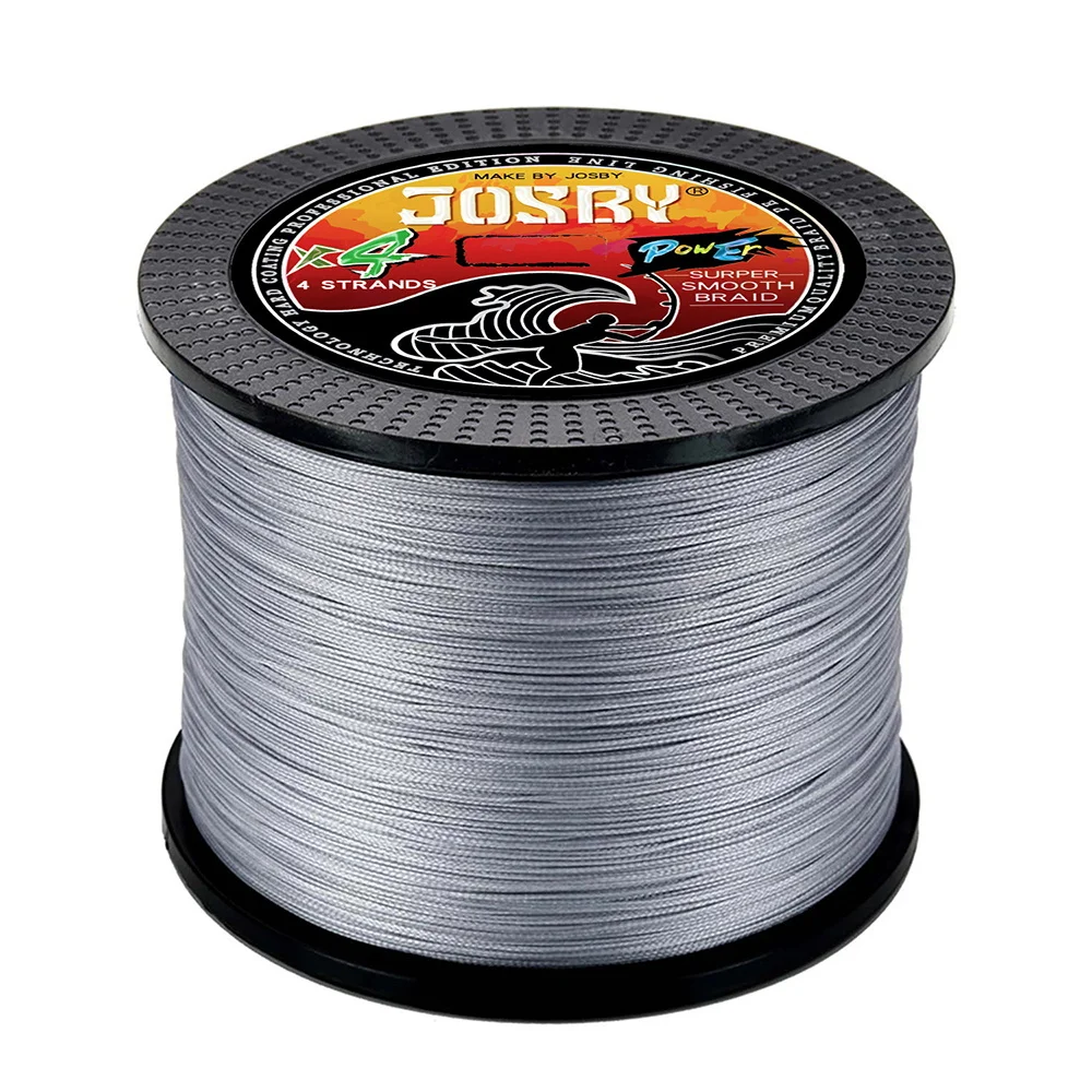 JOSBY-sedal de pesca japonés multicolor, hilo trenzado PE de 4 hebras, para agua dulce y salada, 100/300/500/1000M - imagen 5