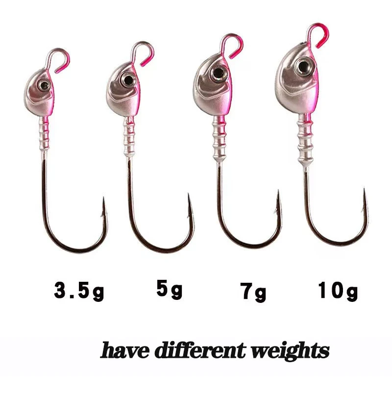 TAKEDO-cebo de Metal con hoja de señuelo con falda de goma, Spinnerbait, señuelo de plantilla, señuelo de pesca sin hierba, pesca de lubina, LD10 - imagen 5