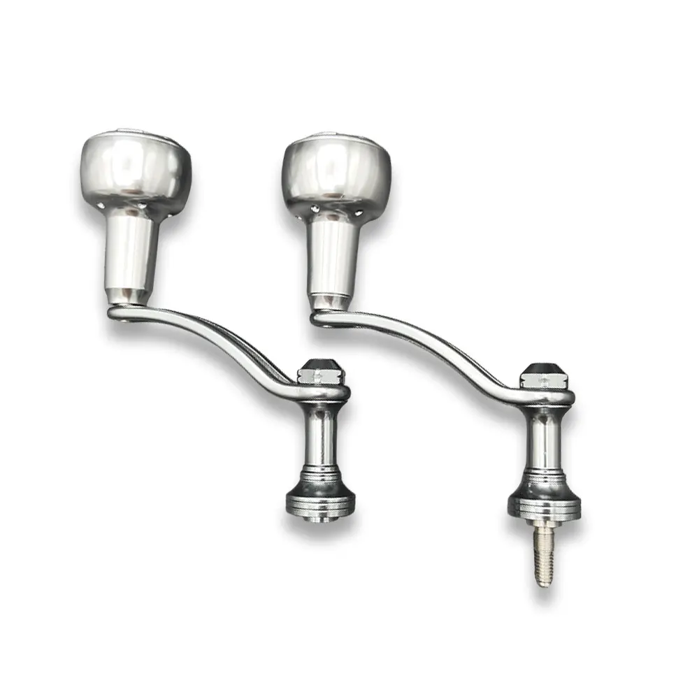 Mango de carrete de pesca totalmente metálico para DAIWA/SHIMANO, mango eléctrico tipo atornillado FUEGO/LUVIAS/STEEZ/TATULA/COMPLEX/EXSENCE/MIRAVEL - imagen 2