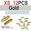 XS 12pcs Gold