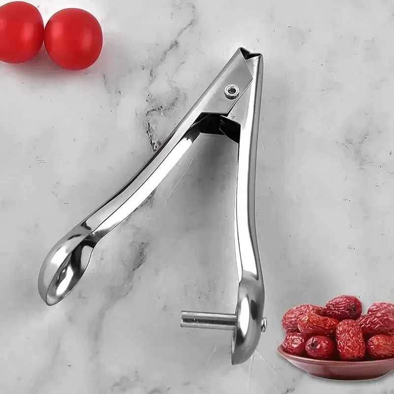 Descorazonador de cerezas y aceitunas – Quitahuesos para frutas - imagen 2