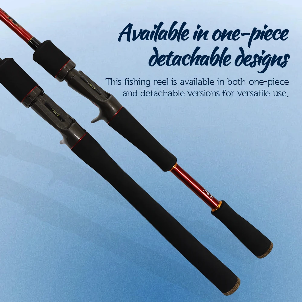 TOLU 2025 nuevo MARCH Sieries caña de pescar con señuelo giratorio ligero 53UL-1003M 2/3 secciones UL/L/M/ML/MH/H peso de señuelo de acción 1-56g - imagen 4