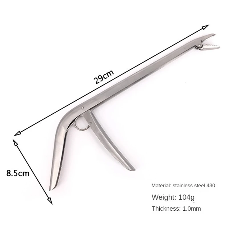 Dispositivo de desenganche de acero inoxidable, 10 piezas, abrazadera de pescado, alicate removedor de captura, herramienta de anzuelo de pesca, Control de aparejos de pescado - imagen 3