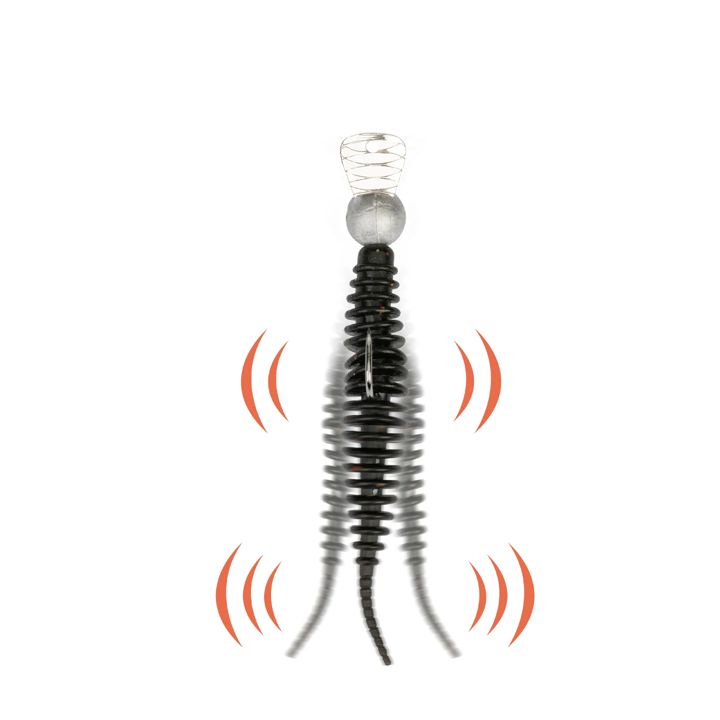 OUTKIT, nuevo diseño, anzuelo con cabeza de anzuelo Wobbler con labio de Metal, 3,5g/5g/7g/10g, 10 Uds., acción de cebo mejorada para pesca de lubina y gusanos blandos - imagen 3