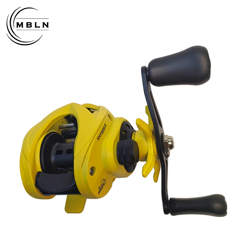 Carrete Baitcasting de aluminio – Bobina poco profunda, alto ratio - imagen 4
