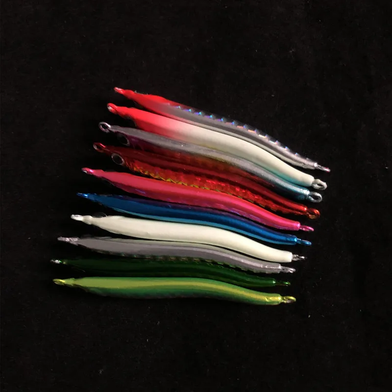 Señuelo de pesca en forma de S, plantilla de Metal duro, señuelos artificiales fundidos a tierra, 15g, 5,5 cm, Jigbait, 1 pieza, venta, nuevo - imagen 5