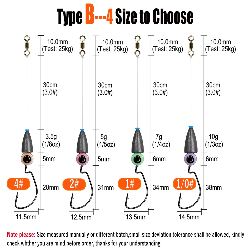 5 unids/lote Texas Rig Set para pesca de lubina Kit de aparejo de Carolina aparejos de pesca anzuelos pesca de carpa aparejos de pelo listo hecho cebo boilie - imagen 4