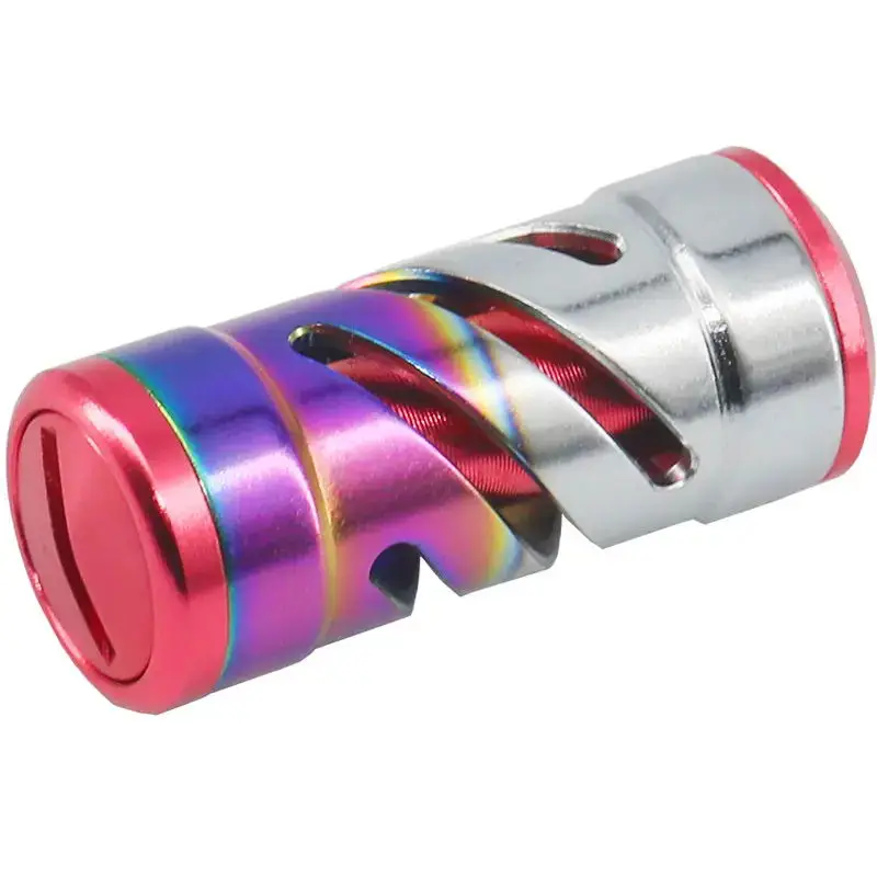 WEIHE, 5 colores, perilla de carrete de pesca de aleación de titanio para accesorio de carrete DIY, perilla personalizada colorida - imagen 3